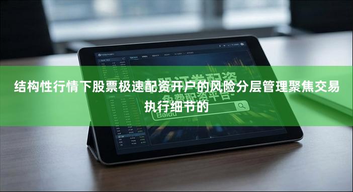 结构性行情下股票极速配资开户的风险分层管理聚焦交易执行细节的