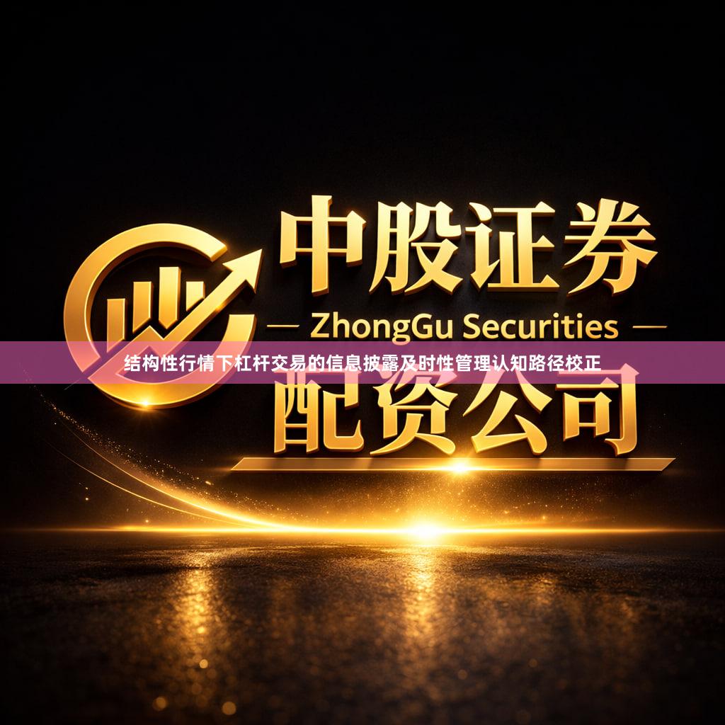 结构性行情下杠杆交易的信息披露及时性管理认知路径校正