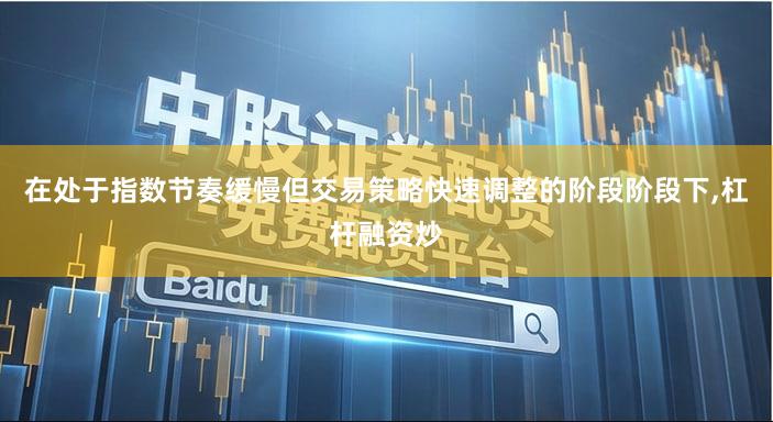 在处于指数节奏缓慢但交易策略快速调整的阶段阶段下,杠杆融资炒